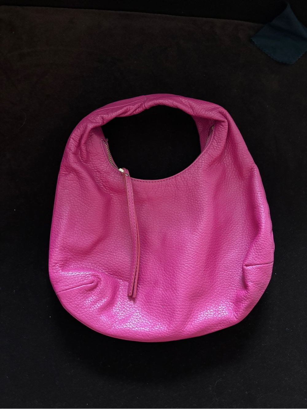 & Other Stories Pink Leather Hobo Bag